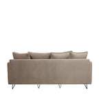 Villabon - 4-Seater Sofa - Velvet - Beige