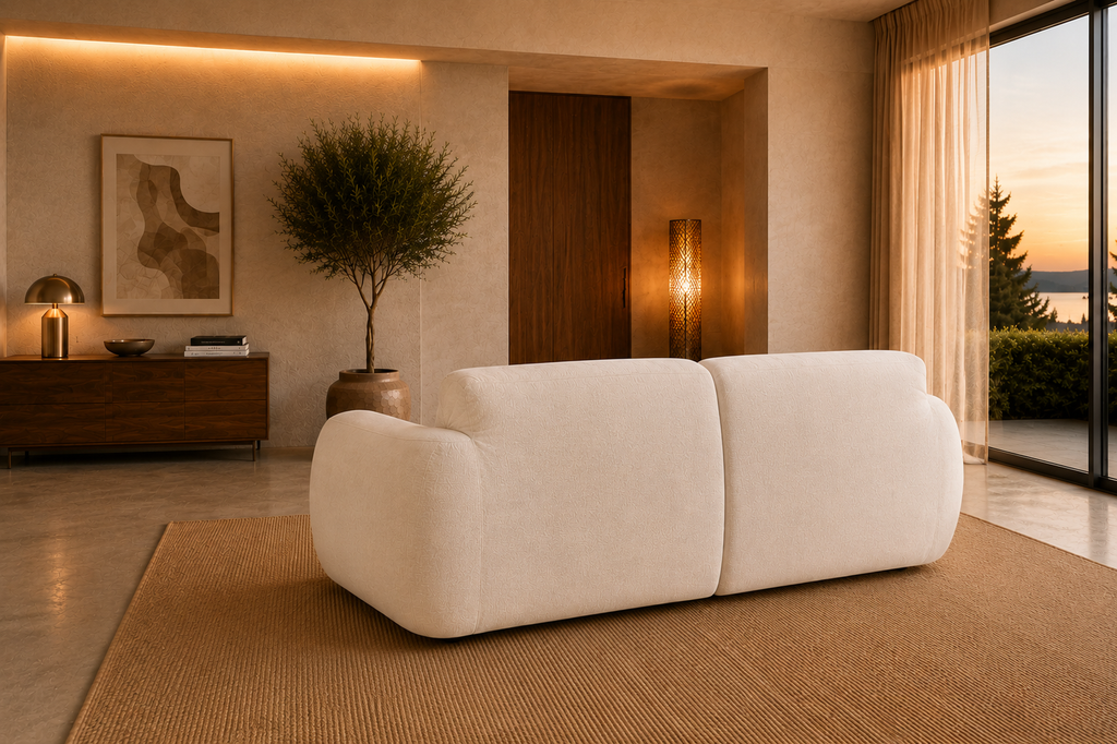 Moka – 2-Sitzer-Sofa – Chenille-Stoff