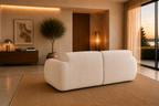 Moka – 2-Sitzer-Sofa – Chenille-Stoff