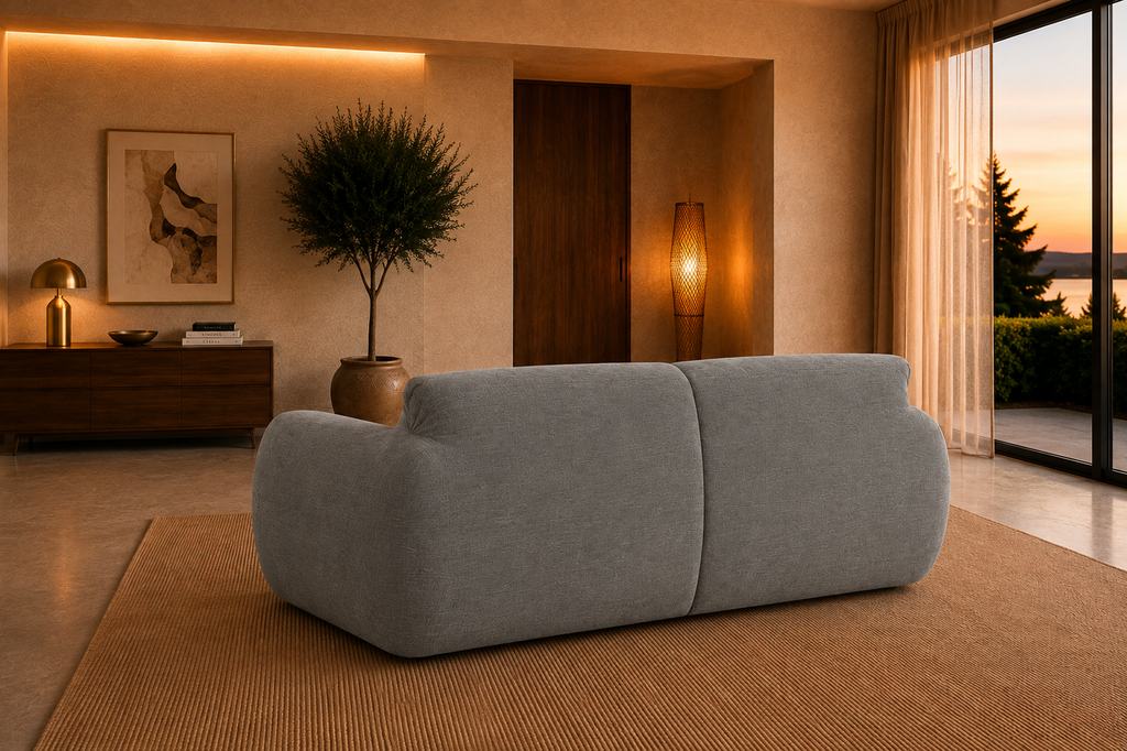 Moka – 2-Sitzer-Sofa – Chenille-Stoff