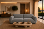 Moka – 2-Sitzer-Sofa – Chenille-Stoff