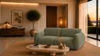 Moka – 2-Sitzer-Sofa – Chenille-Stoff