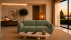 Moka – 2-Sitzer-Sofa – Chenille-Stoff
