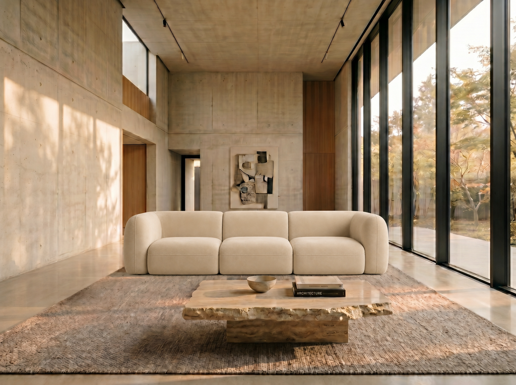 Yumi - 3-personers sofa - Fløjl