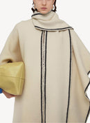 Jil Sander - Cape En Laine - Natural - Femme