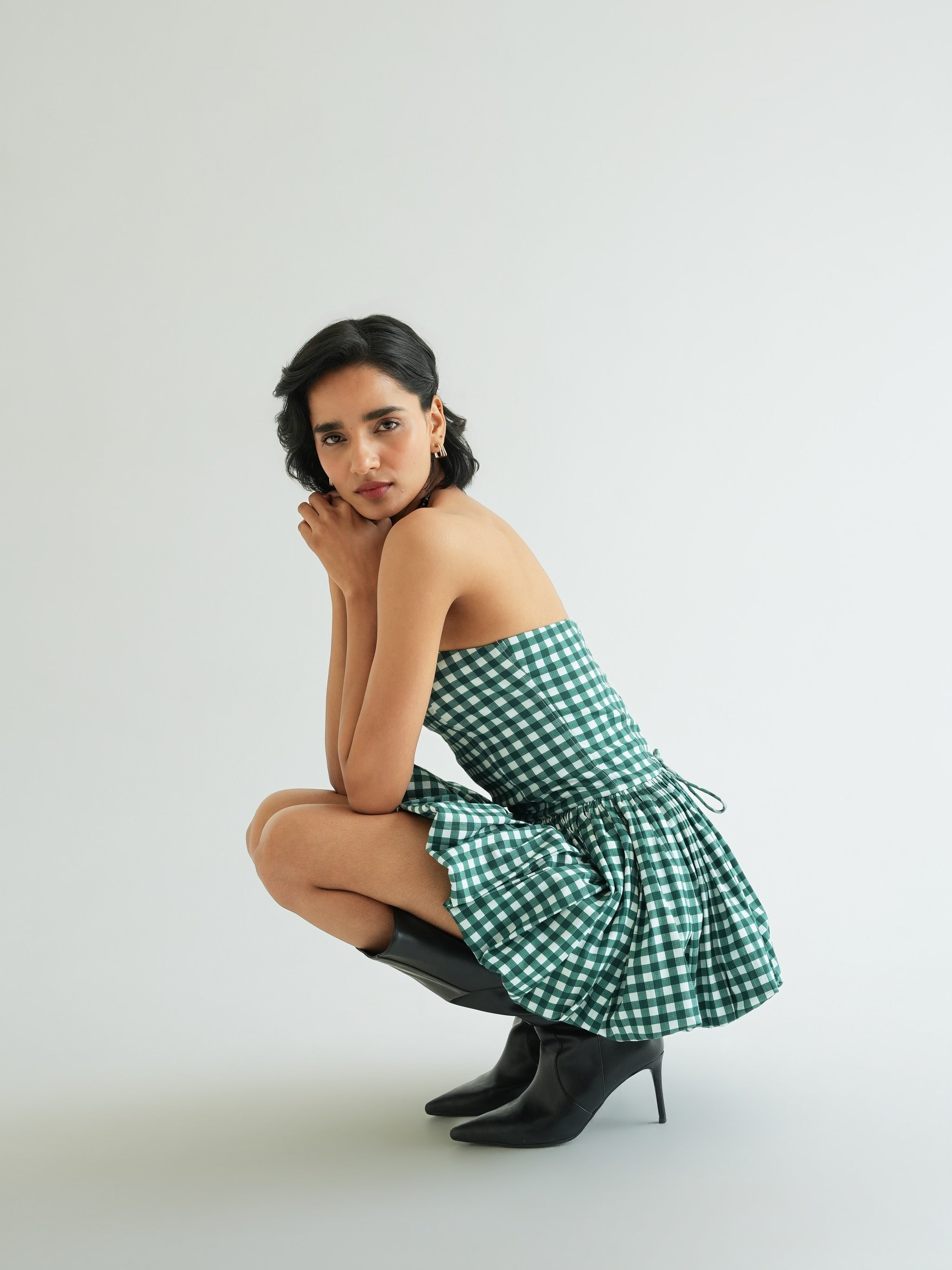 Robe Capucine - Pine Vichy