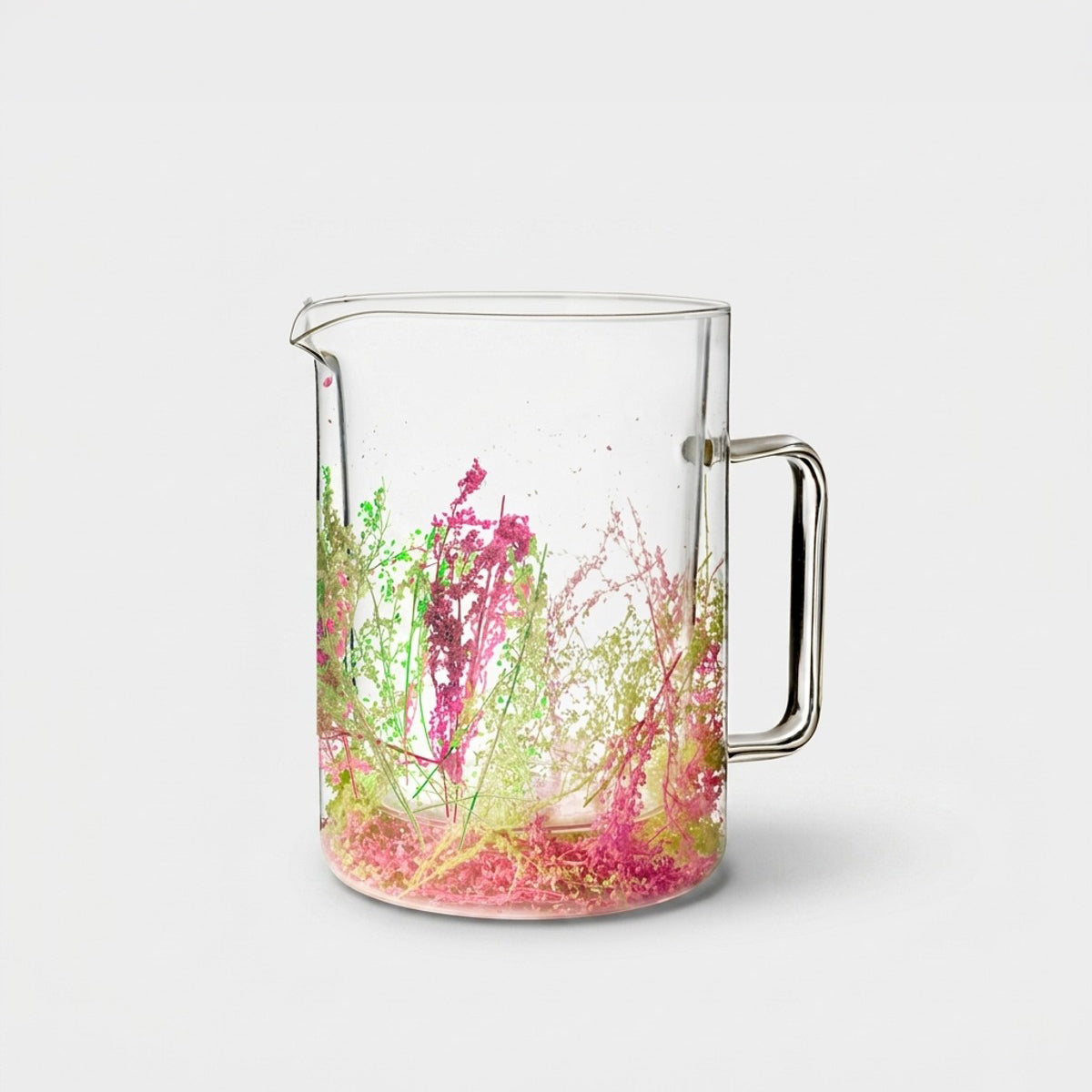 Flovers Twigs - Carafe - 1,1 L H17 Cm - Vert/Rose