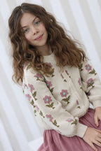 Cardigan Carla Tricot Jacquard - Enfant Fille