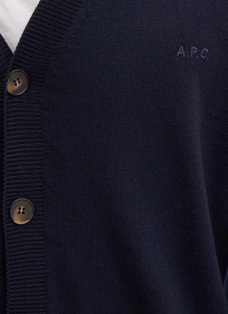 A.P.C. - Gilet - Bleu - Homme
