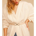 Martina Cardigan - Plain Ecru