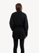 Replay - Cardigan Oversize Ceinturé - Black - Femme