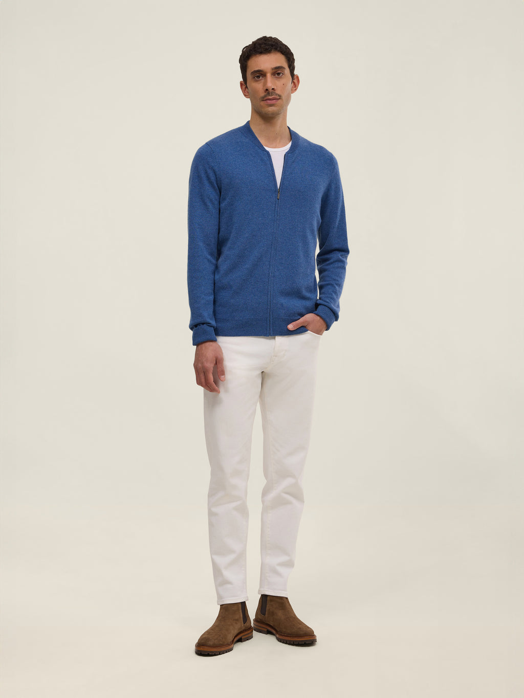 Edy Cardigan - Denim - Men