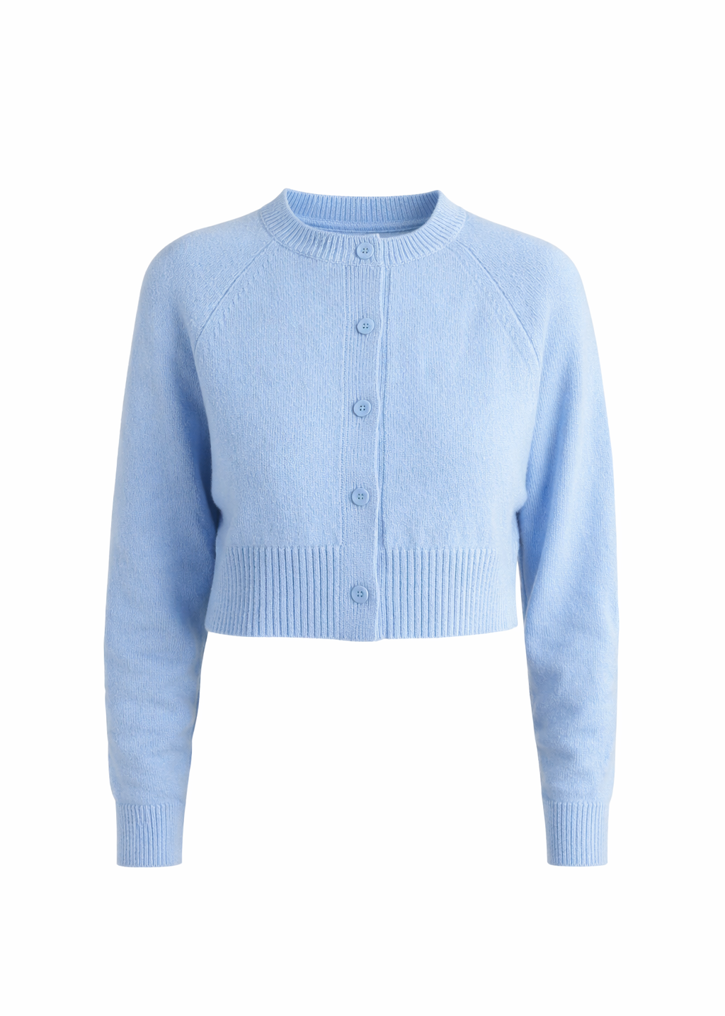 Cardigan Emily Merino Wool - Baby Blue