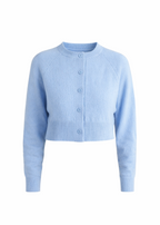 Cardigan Emily Merino Wool - Baby Blue