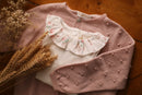 Cardigan Pois - Vieux Rose - Fille