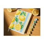 Painting Notebook - Painting By Number Notebook - Small Brush - Lemons