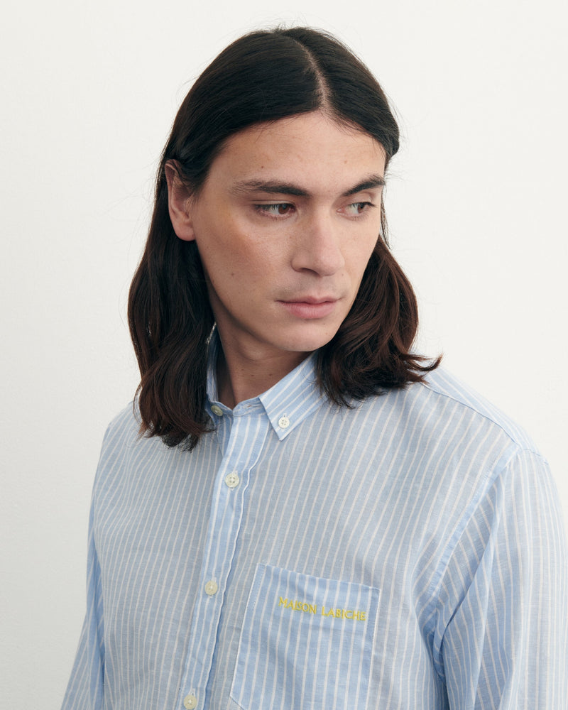 carnot linen shirt 'maison labiche'#color_linen-light-blue-st