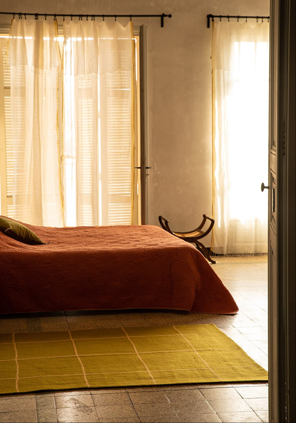 Tapis Caro - Pistache - Blush