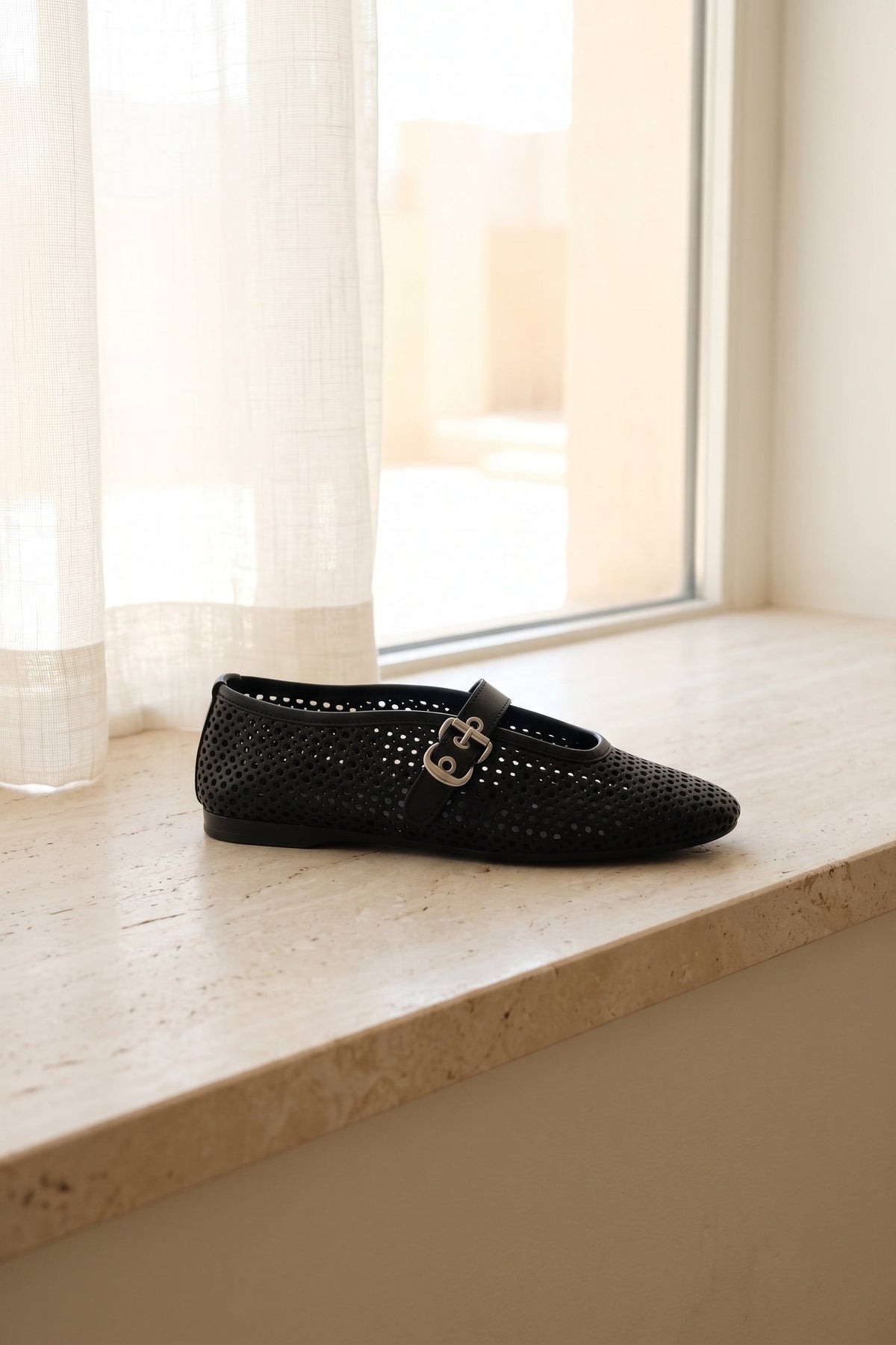 Carroll Ballet Flats - Black