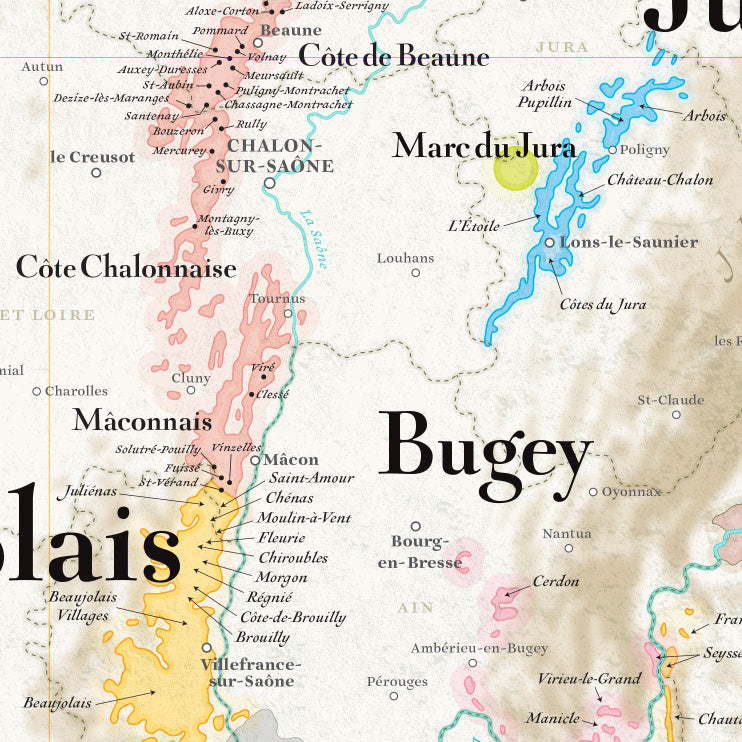 La Grande Carte Des Vins & Alcools De France Xl