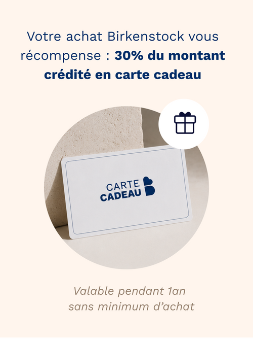 Carte cadeau Birk - réassurance