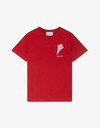 T-Shirt Leaning Column - Rouge