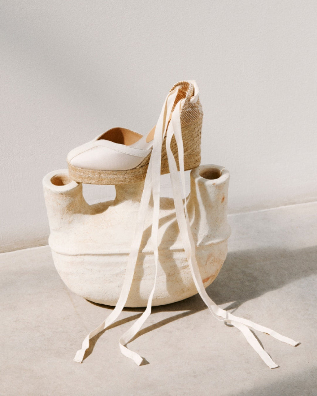 Alpargatas Chiara Wedge Espadrillas - Beige - Mujer