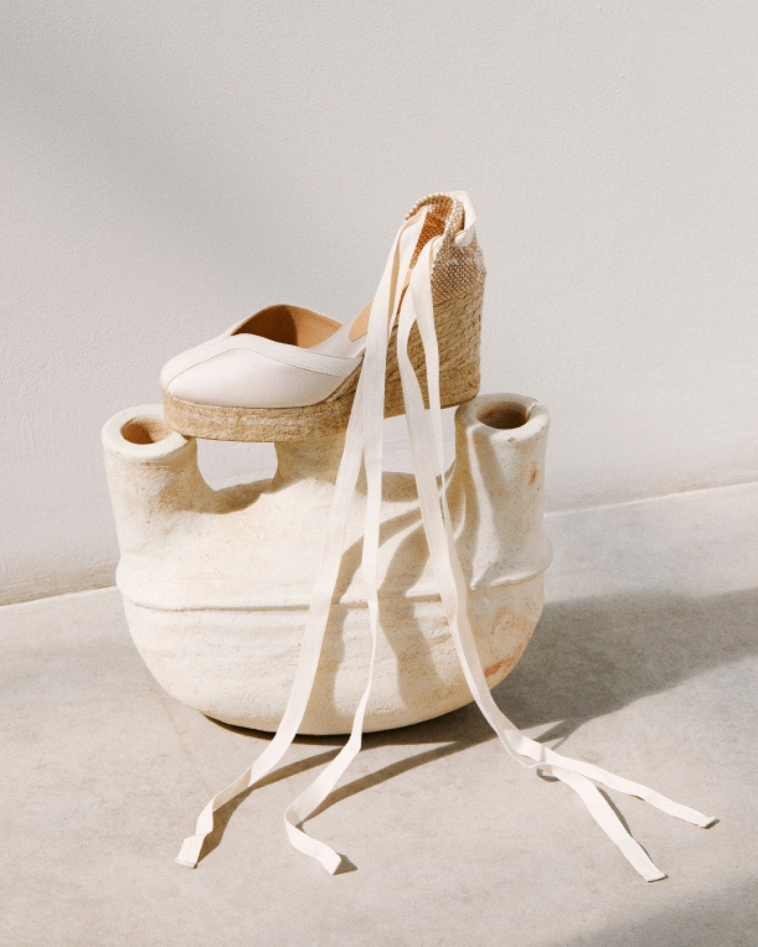 Alpargatas Chiara Wedge Espadrillas - Beige - Mujer