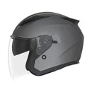 Casque Jet Nox N129 - Titanium Mat