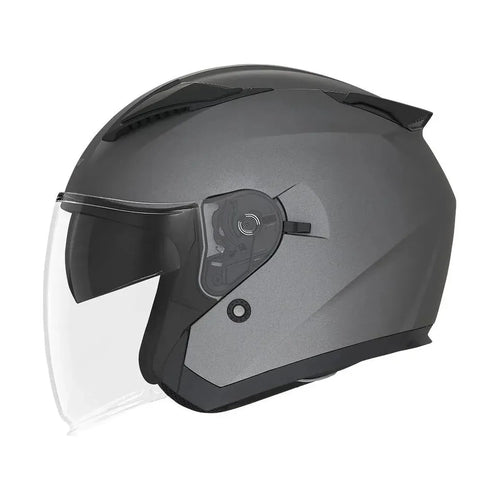 Casque Jet Nox N129 - Titanium Mat