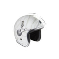 Casco Jet Exklusiv Rider Marbre - Blanco