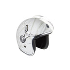 Casco Jet Exklusiv Rider Marbre - Blanco