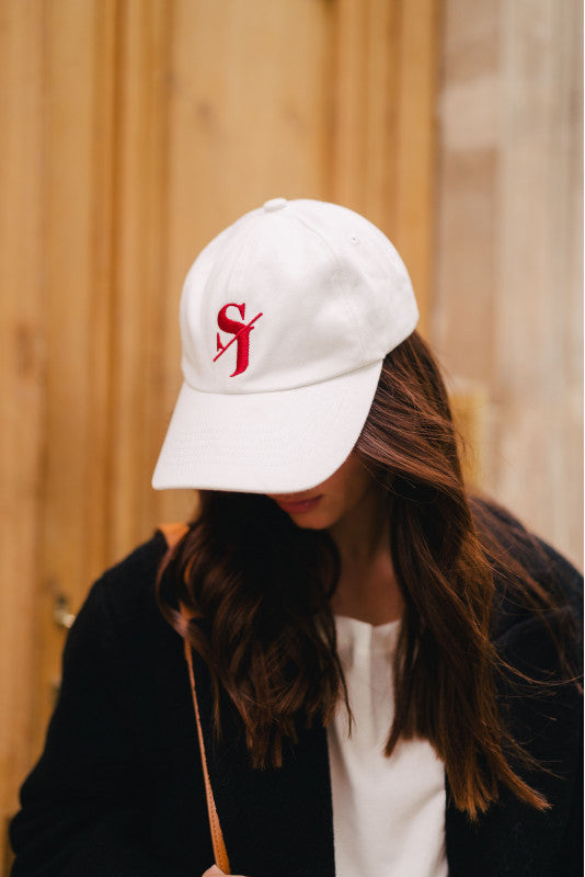 Jules White Denim Cap