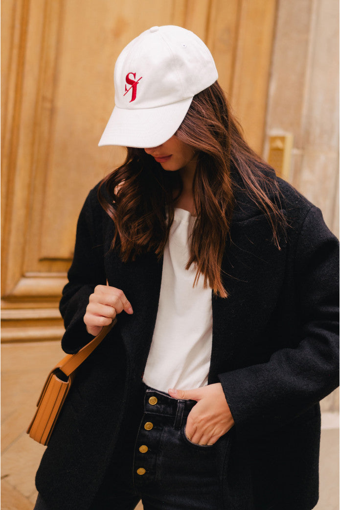 Jules White Denim Cap