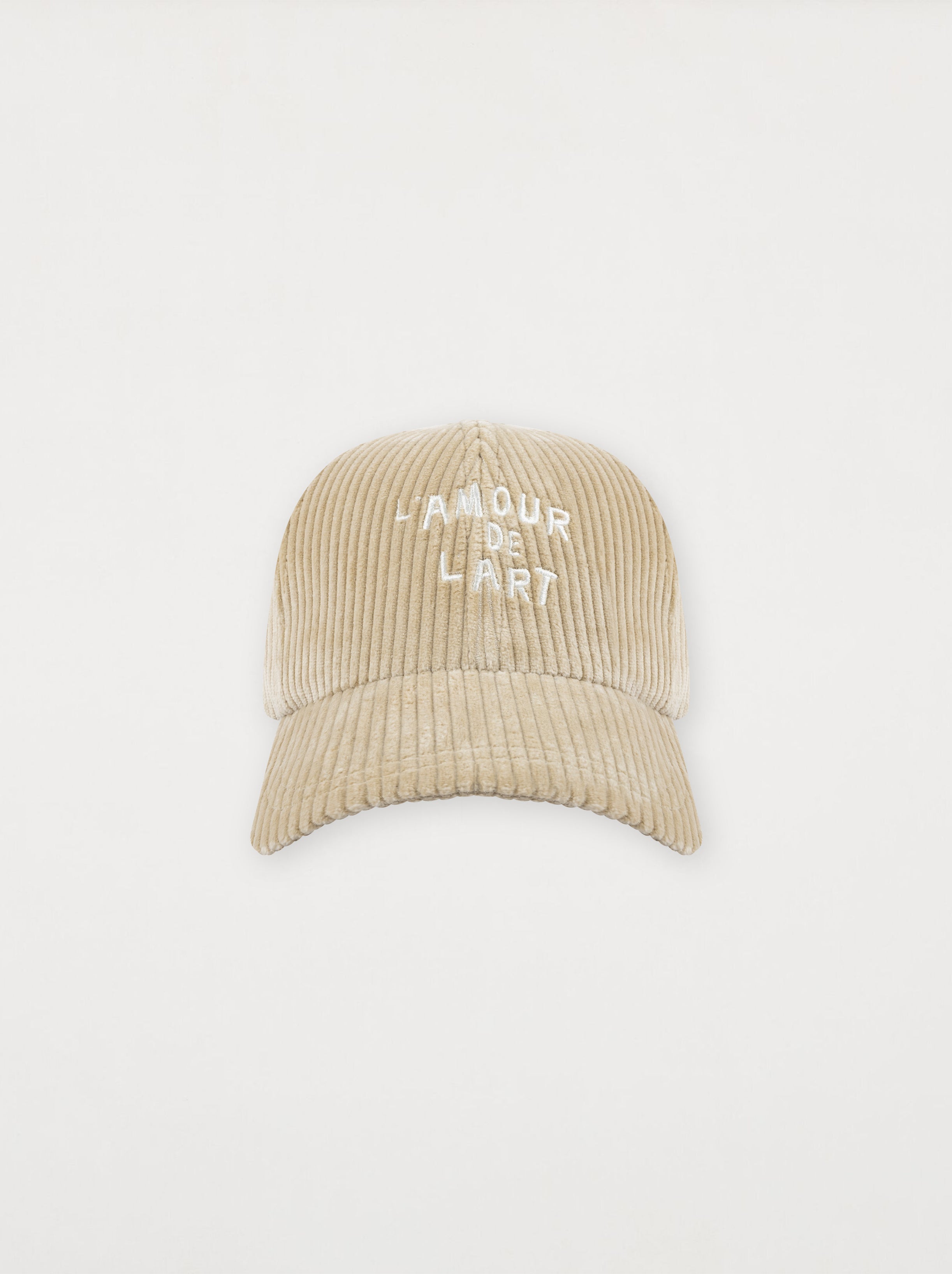 Casquette L'Amour De L'Art Velours Huile De Lin