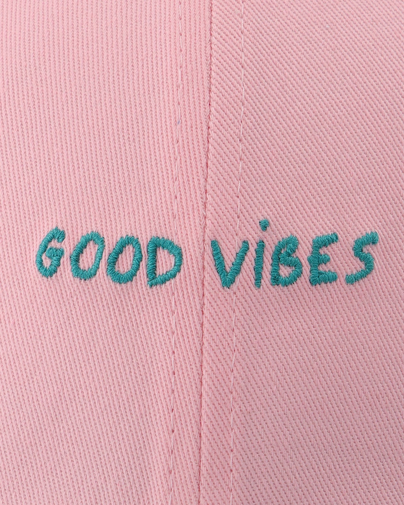 cassini cap 'good vibes'#color_pink-green-beige