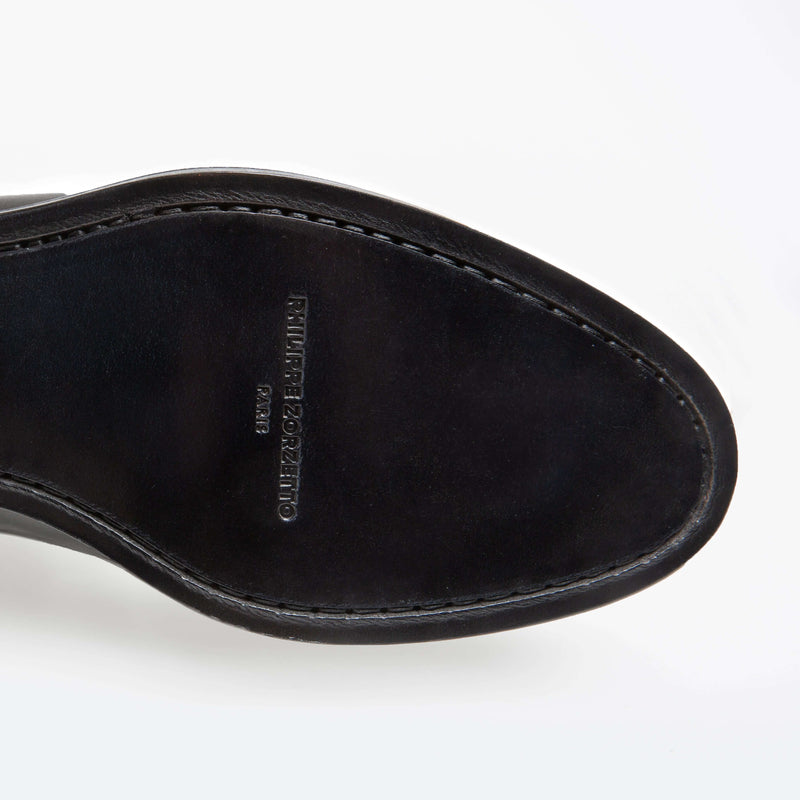 Mocassins Serge - Cuir De Veau Lisse - Chocolat