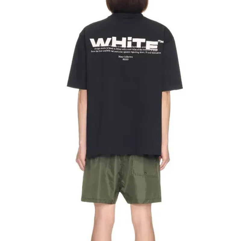 T-Shirt Off-White Logo - Black - Homme