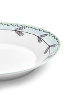 Midnight Flowers - Lot De 2 Assiettes Creuses - L - Porcelaine Bone China - Blossom Milk