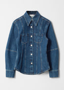 Shirt Ve Lagoon Denim Shirt - Blue - Women