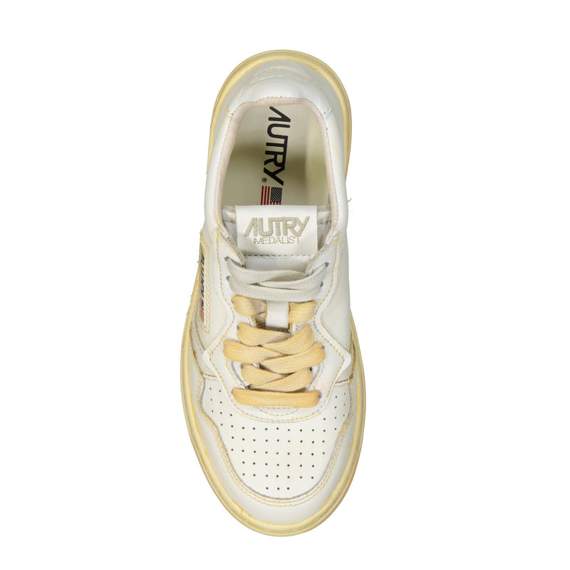 Sneakers Autry Medalist Vintage - Cream - Femme