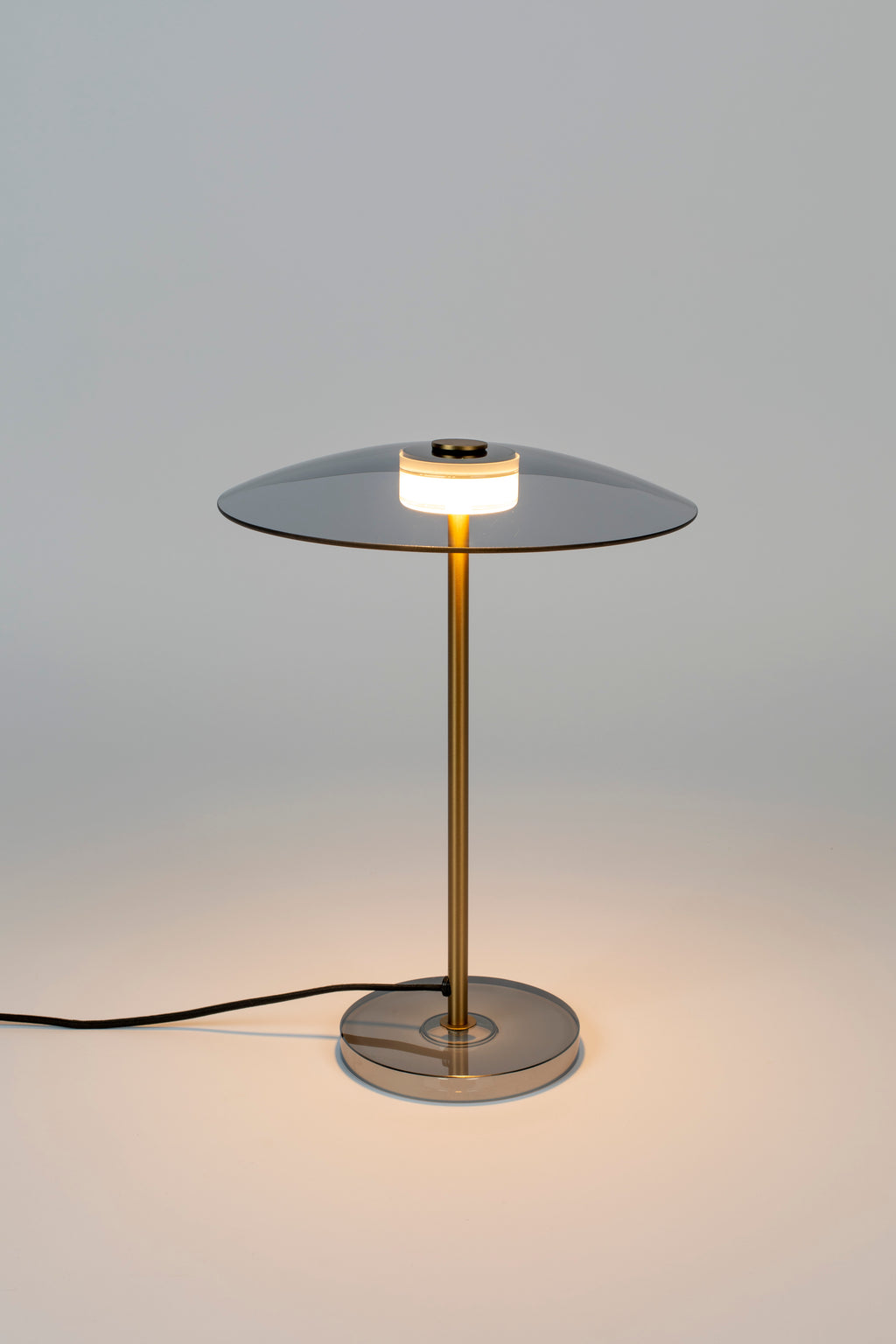 Float - Lampe De Table - Verre - Doré