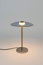 Float - Lampe De Table - Verre - Doré