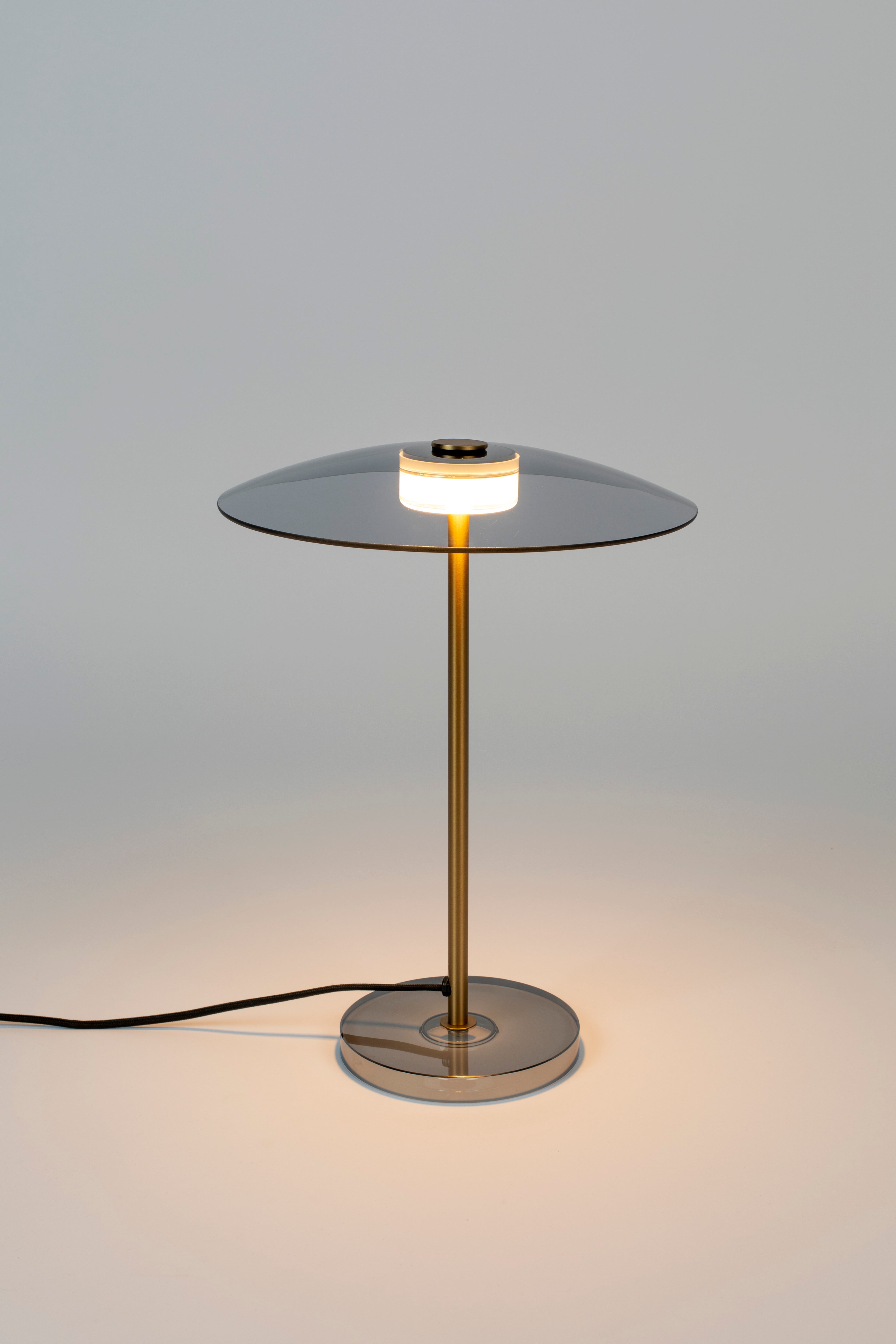 Float - Lampe De Table - Verre - Doré
