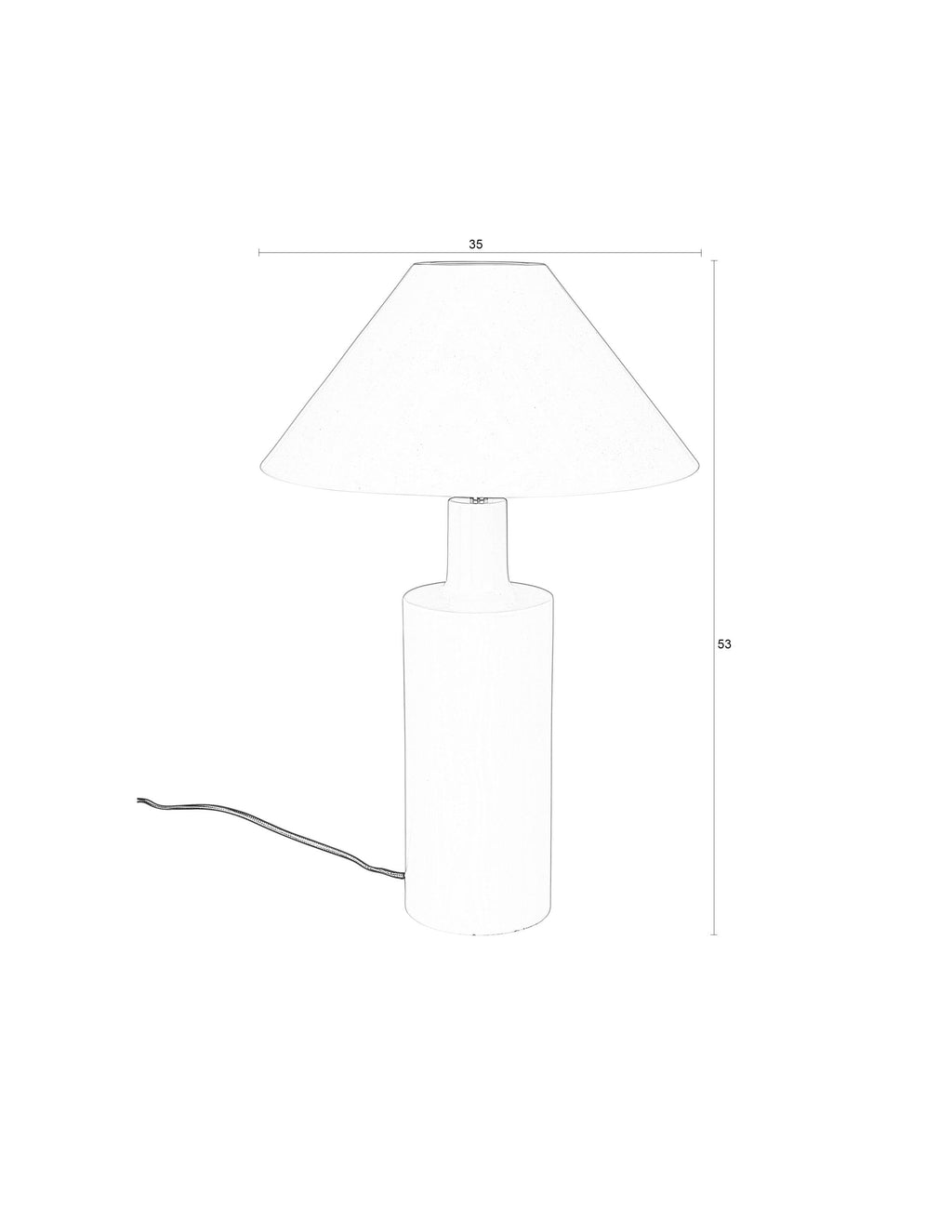 Wonders - Table Lamp - Iron - Shiny Silver