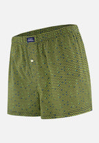 Boxer Fredo Chevron in Jersey di Cotone - Giallo Anice