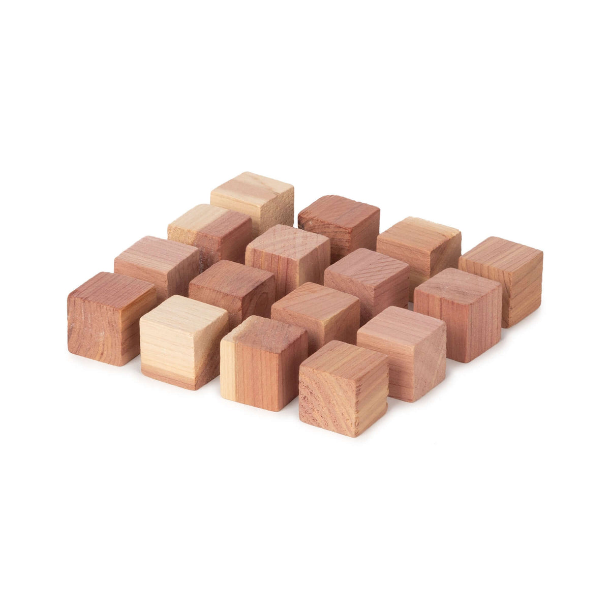 Lot 16 Cubes Antimites En Cèdre Oregon