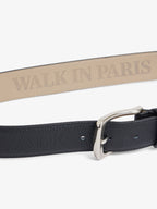 La Ceinture En Cuir Noir