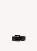 Max Mara - Ceinture Roller Buckle - Black - Femme