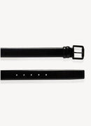 Max Mara - Ceinture Roller Buckle - Black - Femme